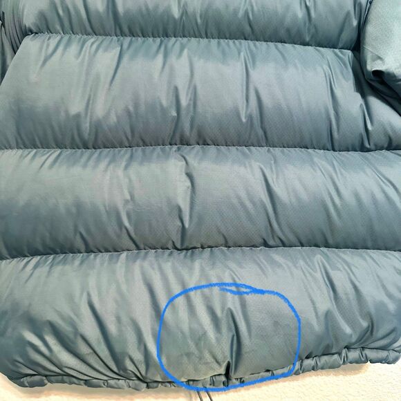 Marmot Guides Goose Down Puffer Jacket Mens Size Large Blue - Picture 7 of 15